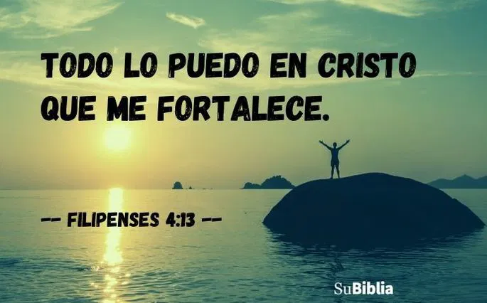 Qué significa “Todo lo puedo en Cristo